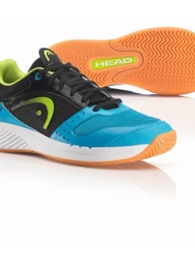 Fitness Mania - Head Sprint Mens Indoor Court Shoes - Blue/Yellow/Black