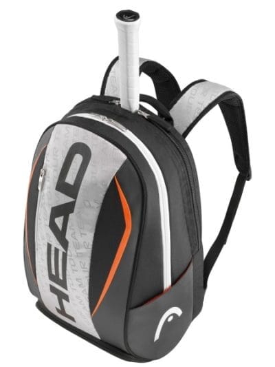 Fitness Mania - Head Tour Team Tennis Backpack Bag - Grey/Black/Orange