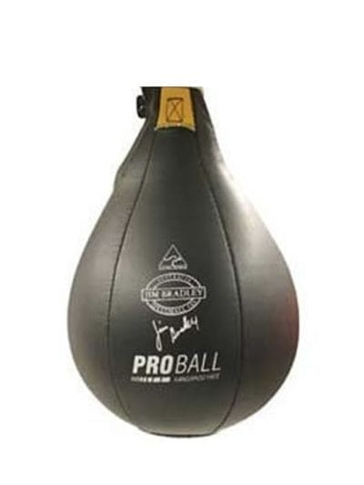 Fitness Mania - Jim Bradley 25cm Pro Leather Speedball Without Swivel