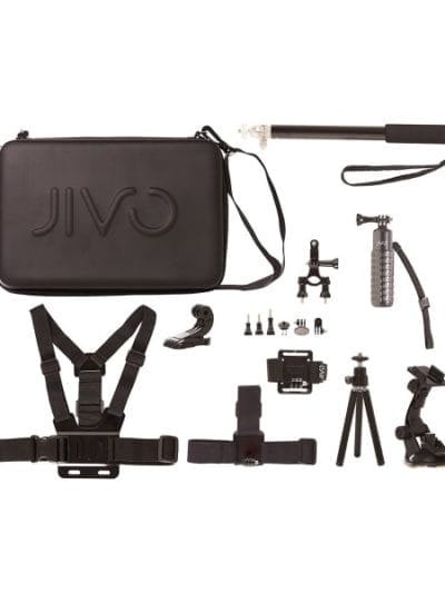 Fitness Mania - Jivo Go Gear 11-Piece Kit for GoPro Action Cams