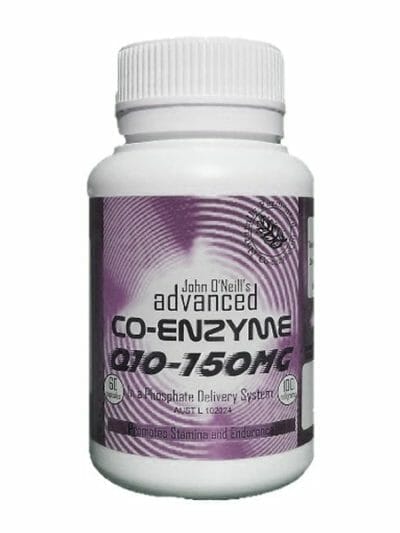Fitness Mania - John ONeills Advanced Co-Enzyme Q10 150mg - Stamina and Endurance - 60 Capsules