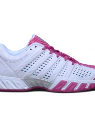 Fitness Mania - K-Swiss Bigshot Light - Womens Tennis Shoes - White/Pink