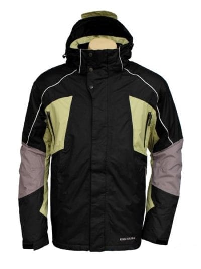 Fitness Mania - King Eagle Blade Mens Ski Jacket - Black/Green