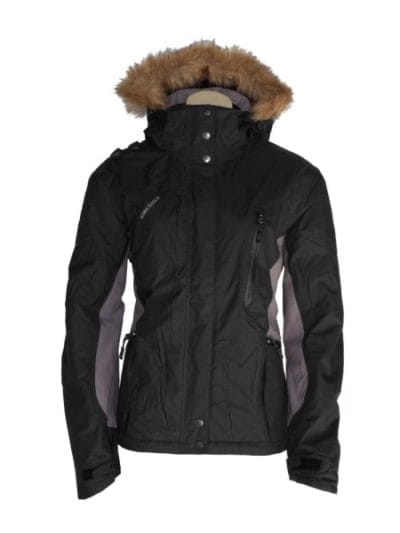 Fitness Mania - King Eagle Mystique Womens Ski Jacket - Black/Cool Grey