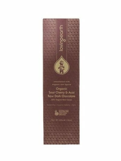 Fitness Mania - Loving Earth Raw Agave Dark Chocolate - 45g