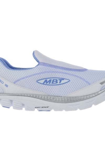 Fitness Mania - MBT Speed 16 Slip On - Womens Running Shoes - White/Silver/Light Purple