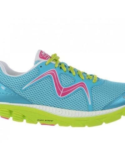 Fitness Mania - MBT Speed 16 - Womens Running Shoes - Powder Blue/Lime Green/Fuschia