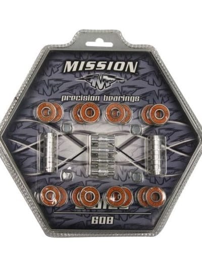 Fitness Mania - Mission Precision Skate Bearings SWISS 608 - 16 Pack