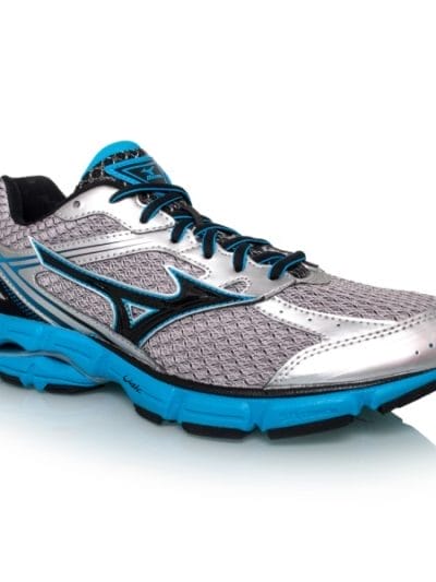 Fitness Mania - Mizuno Wave Connect 3 - Mens Running Shoes - Silver/Atomic Blue