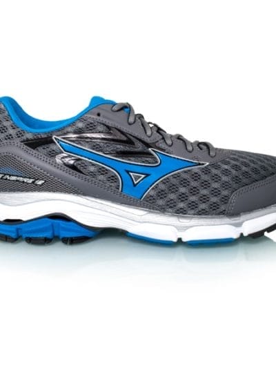 Fitness Mania - Mizuno Wave Inspire 12 - Mens Running Shoes - Steel Grey/Blue