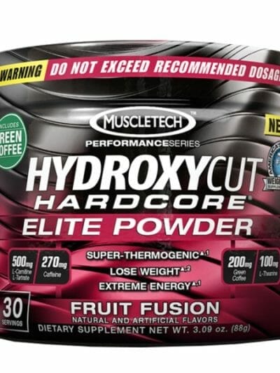 Fitness Mania - Muscletech Hydroxycut Hardcore Elite Thermogenic Fat Burn Powder - 88g - 30 Servings