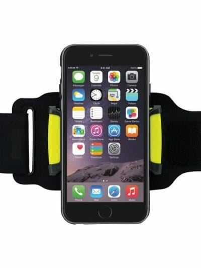 Fitness Mania - Nathan Sonic Mount Smartphone Armband - Black/Sulfur