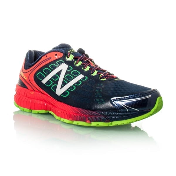 Fitness Mania - New Balance 1260v4 - Womens Running Shoes - Navy Blue/Coral Pink/Lime Green