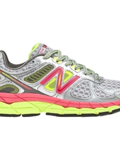 Fitness Mania - New Balance 860v4 - Womens Running Shoes - Silver/Pink/Yellow