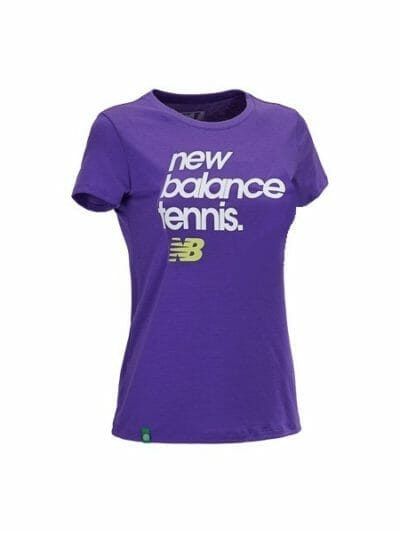 Fitness Mania - New Balance Flipside Womens Tennis Crew T-Shirt - Amethyst/Violet