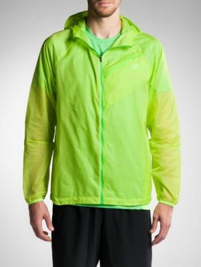 Fitness Mania - New Balance Mens Ultra Hooded Running Jacket - Green