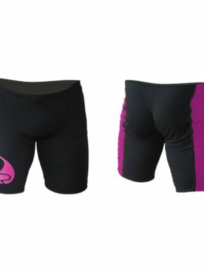 Fitness Mania - O2 Creation Grand Prix Elite - Womens Triathlon Shorts - Black/Pink