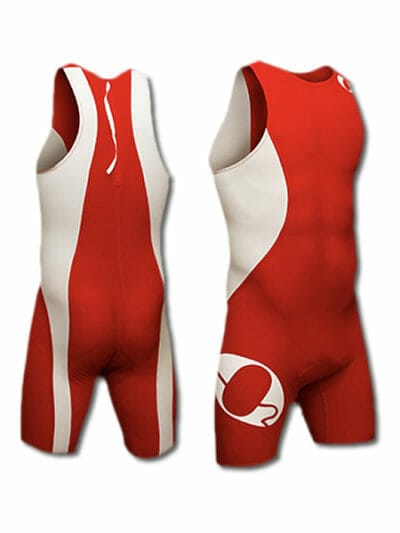Fitness Mania - O2 Creation Hy-Vee Elite Unisex Sprint Distance Trisuit - Red/White