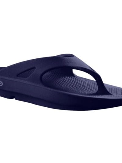 Fitness Mania - OOFOS OOriginal - Mens Recovery Thongs - Navy