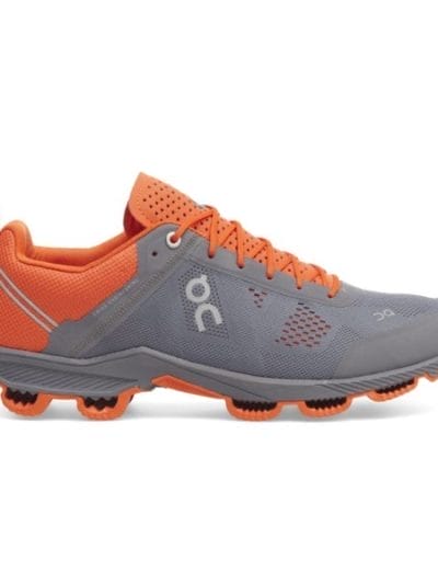 Fitness Mania - On Cloudsurfer 2016 - Mens Everyday Running Shoes - Rock/Orange