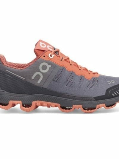 Fitness Mania - On Cloudventure 2016 - Womens Trail/Offroad Running Shoes - Grey/Lava