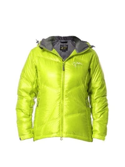 Fitness Mania - Ozark Chelsea Hooded Goose Down Womens Ski/Snowboarding Jacket - Lime