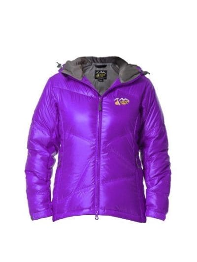 Fitness Mania - Ozark Chelsea Hooded Goose Down Womens Ski/Snowboarding Jacket - Purple