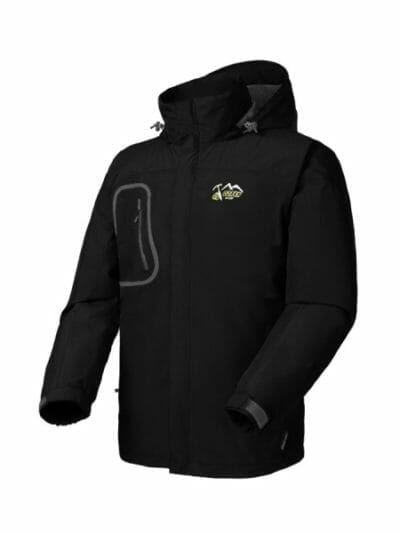 Fitness Mania - Ozark Venture Gore-Tex 2L Performance Mens Ski/Snowboarding Jacket - Black