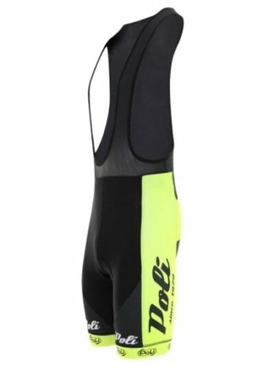 Fitness Mania - Poli Pilot Retro 2 Pro Cycle Unisex Bib Shorts - Black/Neon