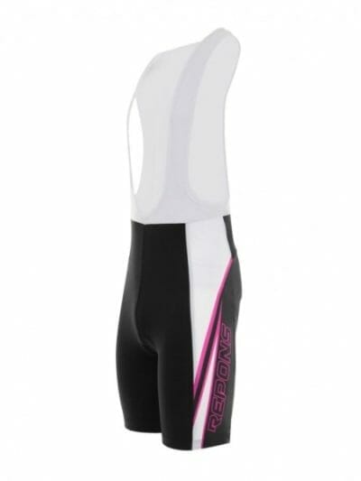 Fitness Mania - Poli Repons 15 Unisex Cycle Bib Shorts - Black/Pink