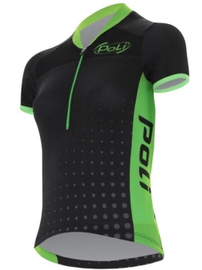 Fitness Mania - Poli Woma Atome Pro Cycle Womens Jersey - Black/Green