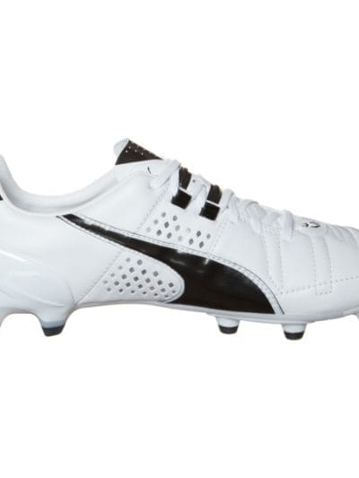 Fitness Mania - Puma King II FG Mens Football Boots - White/Black