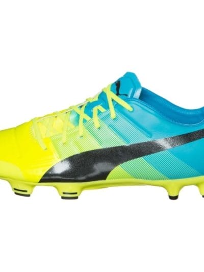 Fitness Mania - Puma evoPOWER 2.3 FG Mens Football Boots - Safety Yellow/Black/Atomic Blue