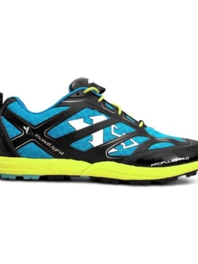 Fitness Mania - RaidLight Dual Finger Mens Trail Running Shoes - Blue/Lime Green