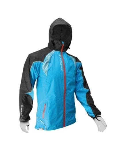 Fitness Mania - RaidLight Top Extreme - Lightweight Waterproof/Breathable Trail Running Jacket - Electric Blue/Dark Grey