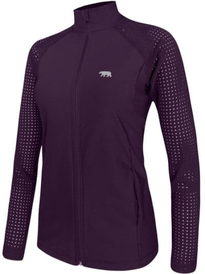 Fitness Mania - Running Bare League Of Her Own Cardio Zip Womens Training Jacket - Bad Kitty/Perforated