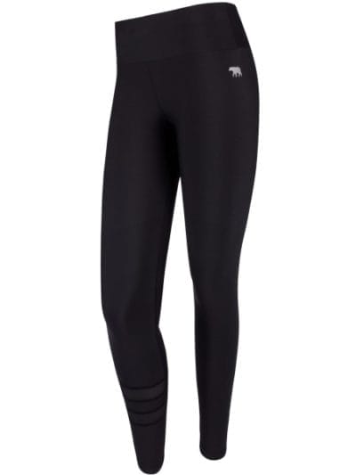 Fitness Mania - Running Bare Namaste Full Length Womens Tights - Black