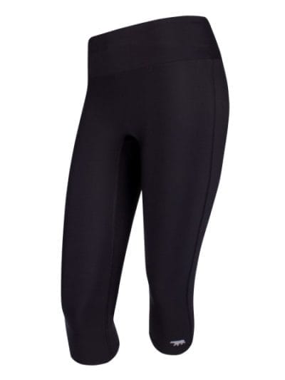 Fitness Mania - Running Bare Runway Ready Womens 3/4 Tights - Black