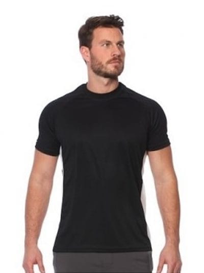 Fitness Mania - SIX30 Mens Short Sleeve Training Top - Black