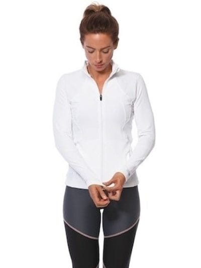 Fitness Mania - SIX30 Womens Training Jacket - White