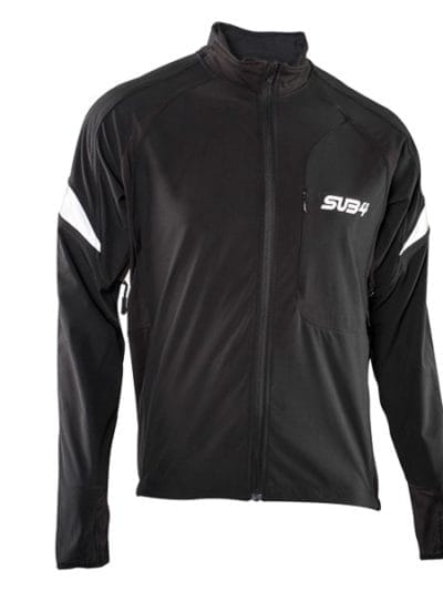 Fitness Mania - SUB4 Thermal Mens Cycling Jacket - Black/White