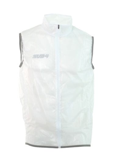 Fitness Mania - SUB4 Unisex Sleeveless Running/Cycling Rain Jacket - Fluoro