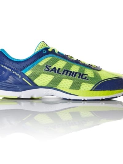 Fitness Mania - Salming Distance 3 - Mens Running Shoes - Navy/Safety Yellow