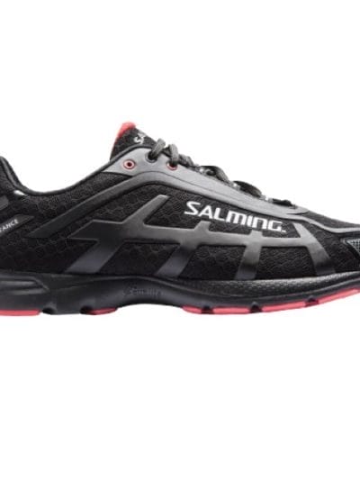 Fitness Mania - Salming Distance 4 - Mens Running Shoes - Black/Red