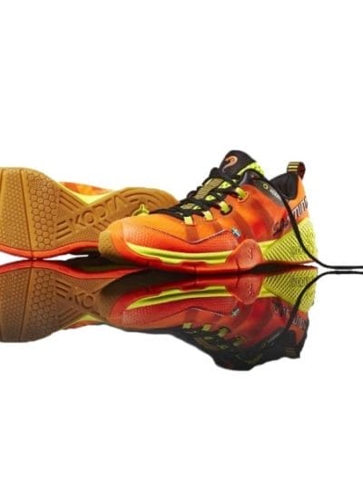 Fitness Mania - Salming Kobra Mens Court Shoes - Orange/Yellow/Black