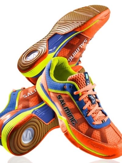 Fitness Mania - Salming Viper 3.0 Mens Court Shoes - Shocking Orange