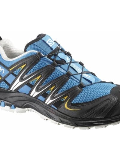 Fitness Mania - Salomon XA PRO 3D - Mens Trail Running Shoes - Methyl Blue/Light Grey/Black