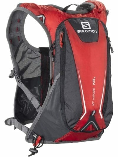 Fitness Mania - Salomon XT Wings 10+3 Vest Backpack - Bright Red/Asphalt