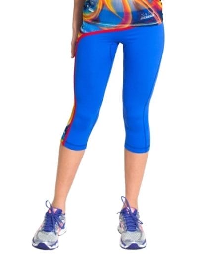 Fitness Mania - Sara Crave Royal Flame Womens Fitness Tights