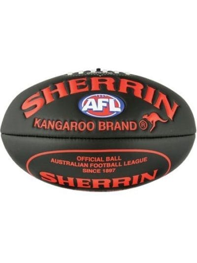 Fitness Mania - Sherrin Supa Soft Touch Youth 22cm Football - Black/Red